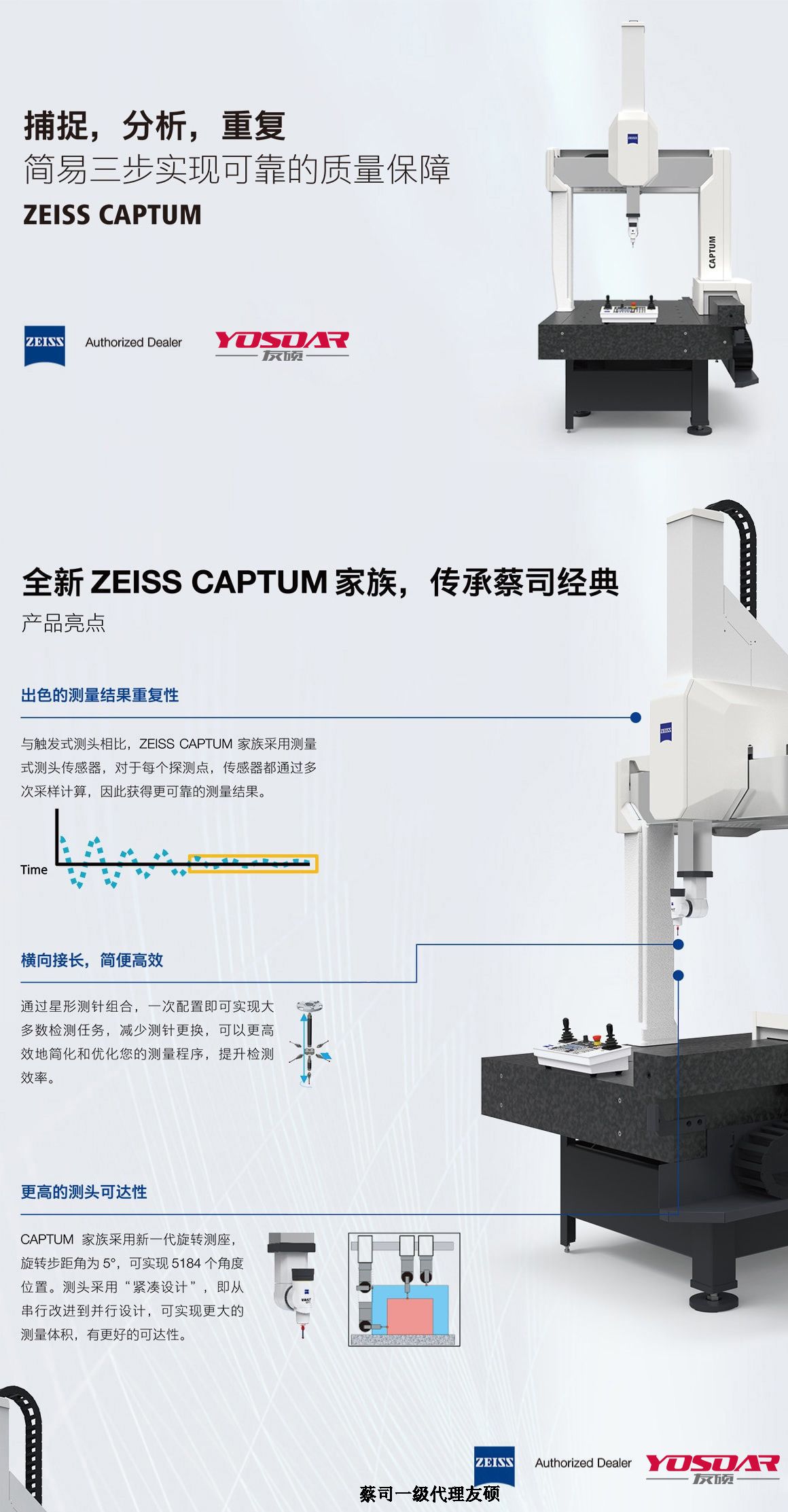 日喀则蔡司三坐标CAPTUM